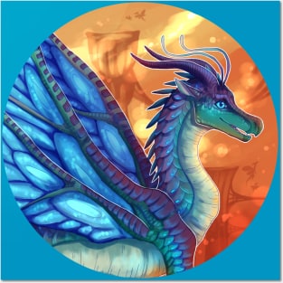 Wings of Fire - Blue Posters and Art